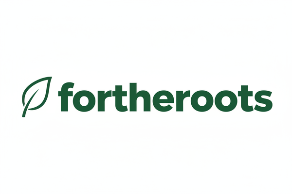 fortheroots - bold minimalist logo