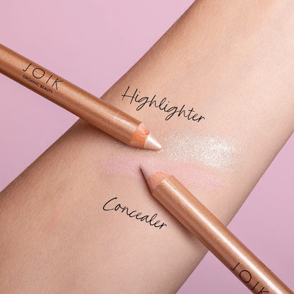 Organic Beauty Dual-Ended Highlighter and Concealer Stick - 01